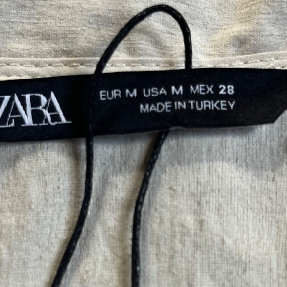 Zara cropped shirt with bow - Picture 6 of 11